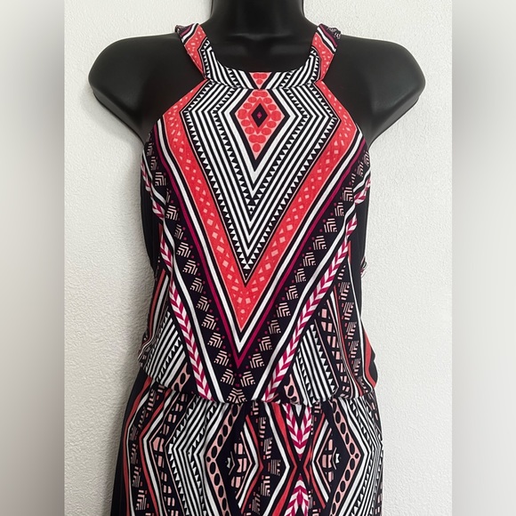 EUC Trixxie Geometric Halter Midi Size M/L - Picture 6 of 6
